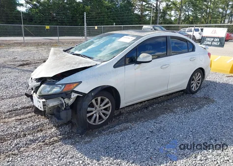 2012 Honda Civic Ex-L from USA, damaged, VIN 2HGFB2F96CH541531